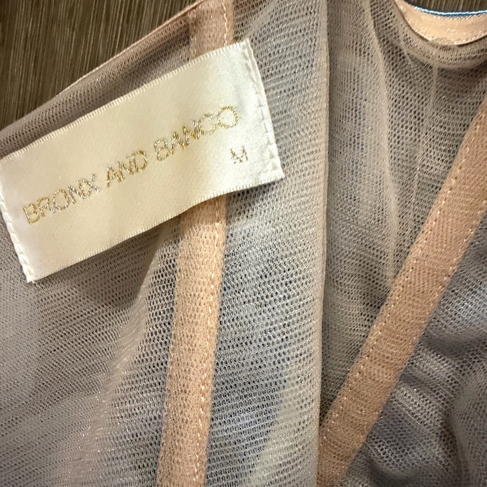 Bronx and Banco Dahlia Maxi Dress in Baby Blue Multi-NWOT - Picture 7 of 14